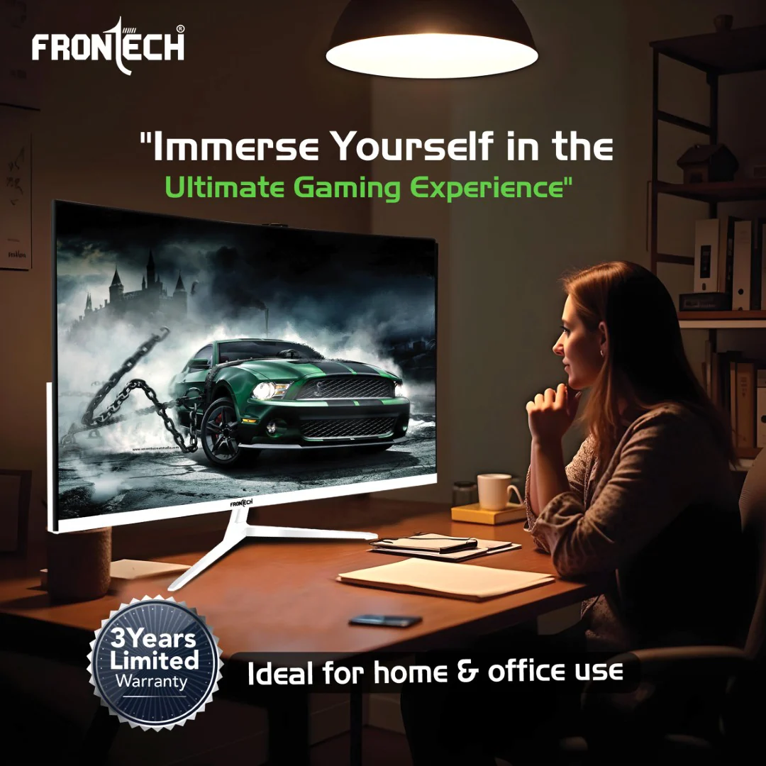 Frontech 22 inch LED Monitor | 100Hz | 1920x1080 | Wall Mountable | HDMI & VGA | 5ms Response Time |Ultima Series | 3 Years Warranty - Image 8