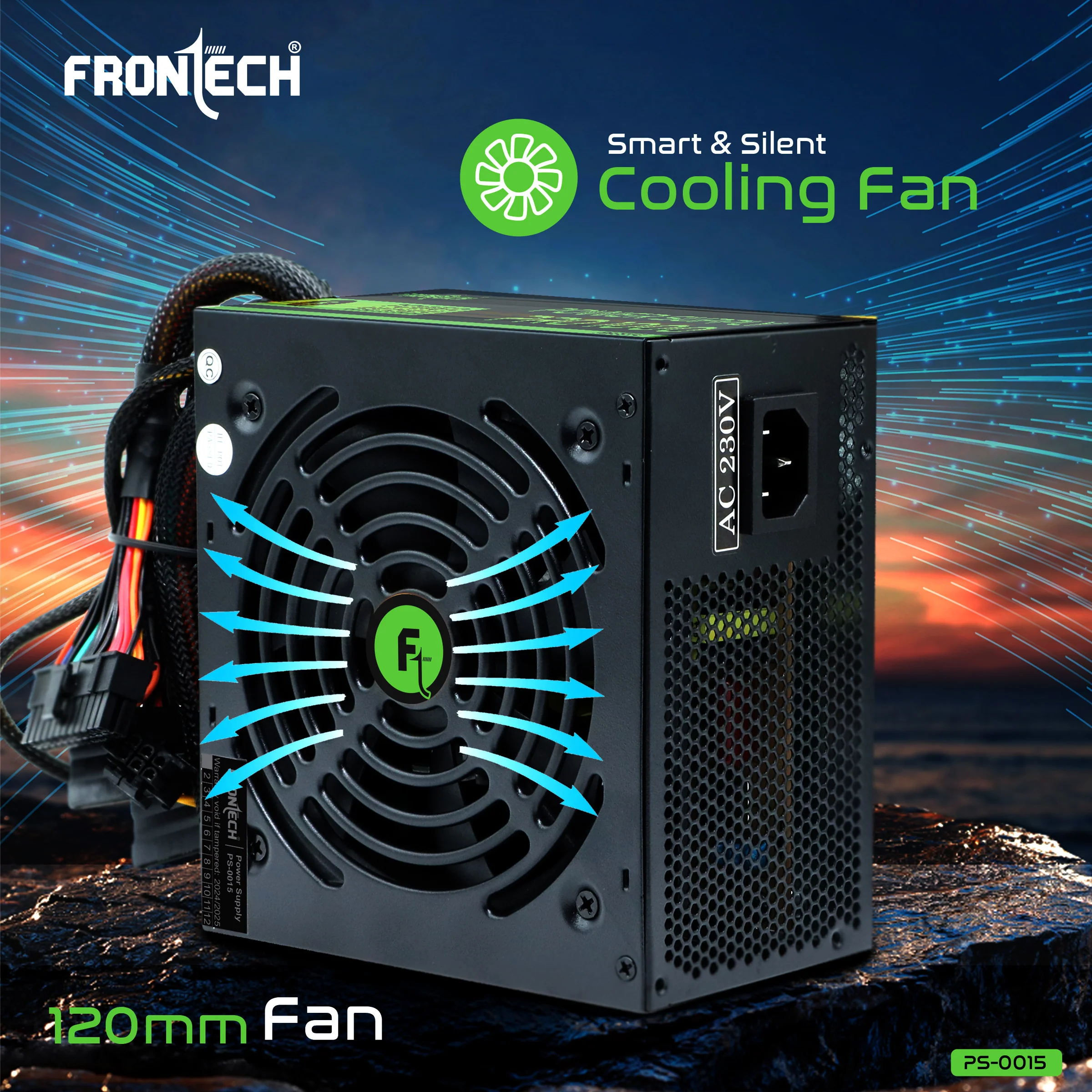 Frontech PRO 1200 PS-0015: High-Performance Power Supply Engineered for Peak Performance and Precision - Image 3