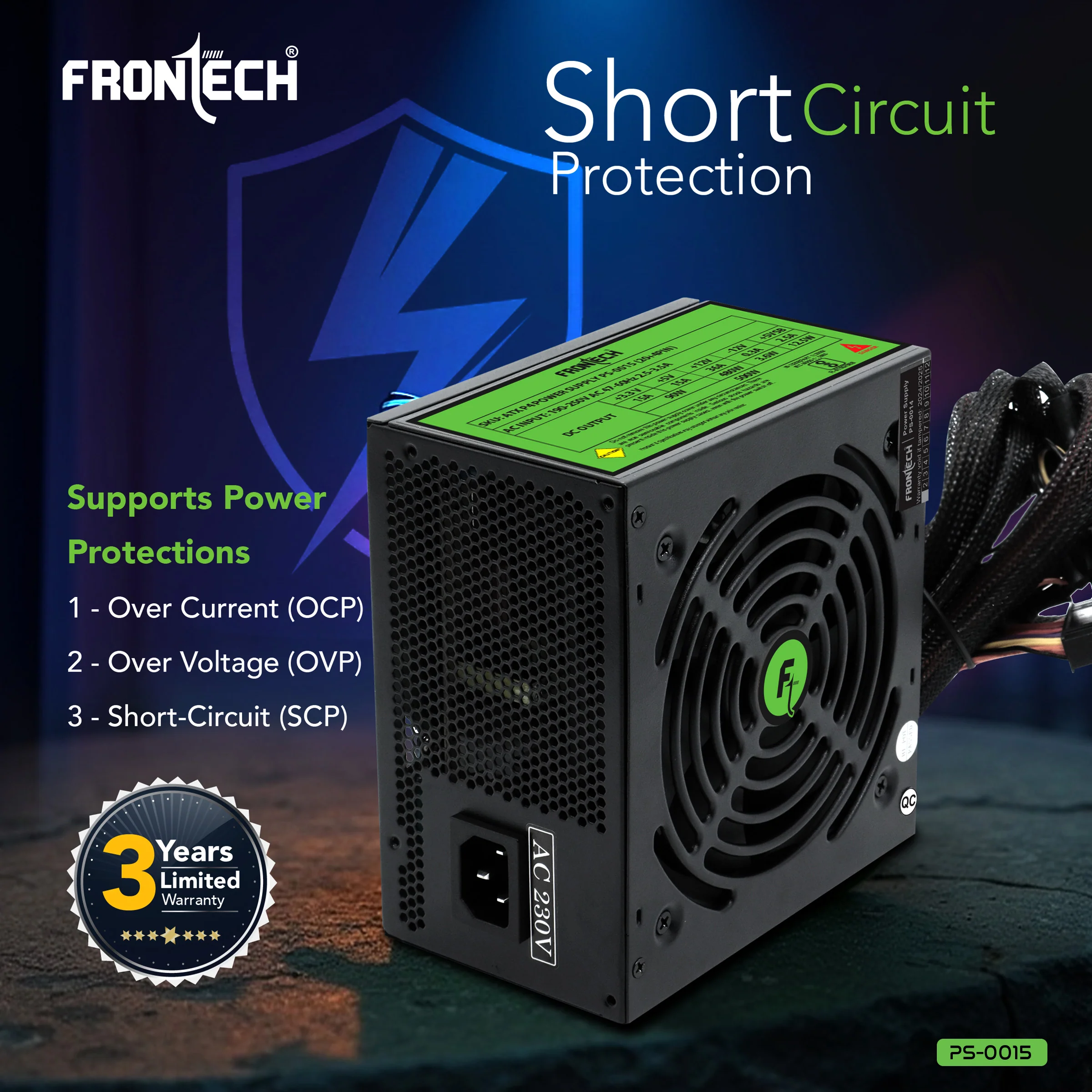 Frontech PRO 1200 PS-0015: High-Performance Power Supply Engineered for Peak Performance and Precision - Image 6
